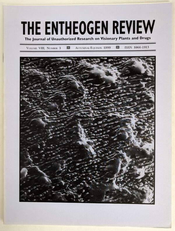 The Entheogen Review Volume VIII, Number 3