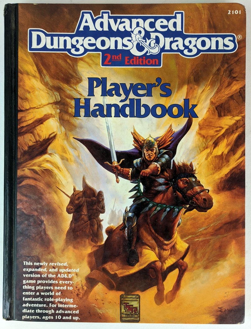 Player’s Handbook (Advanced Dungeons & Dragons 2nd Edition) The Book