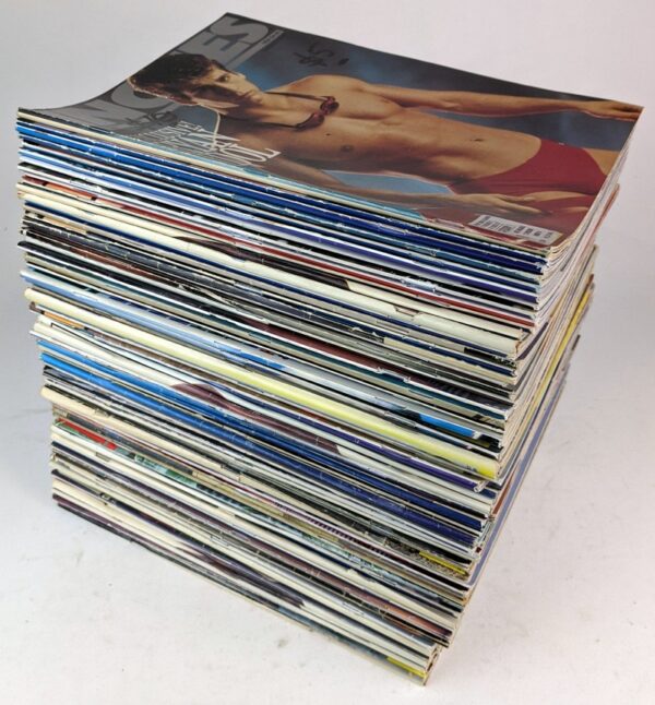 Lot of 76 Inches (Gay Magazines, 1986-1999)