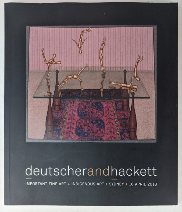 Important Fine Art + Indigenous Art  (Deutscher and Hackett 053, April 2018)
