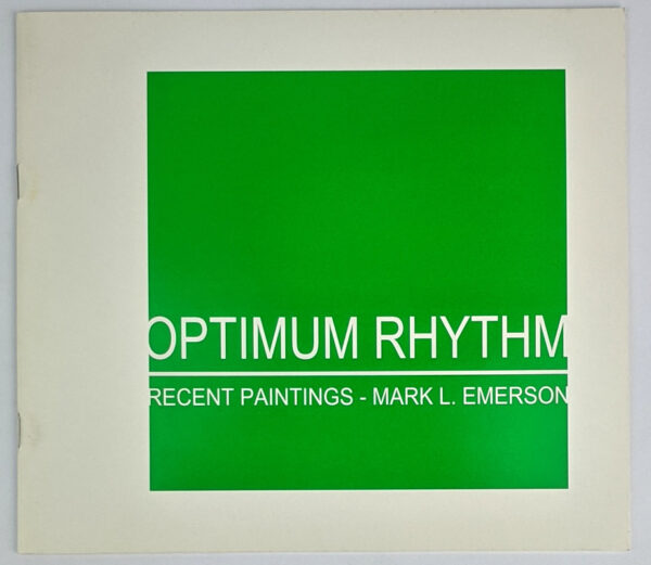 Optimum Rhythm: Recent Paintings