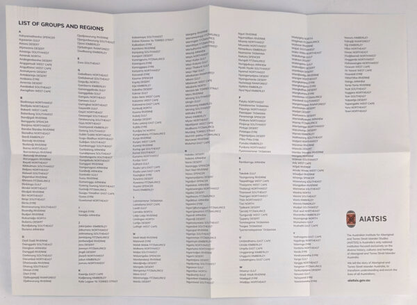 The AIATSIS Map of Indigenous Australia (A3 Folded) - Image 3