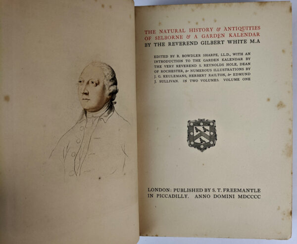 The Natural History & Antiquities of Selborne & a Garden Kalendar (2 Volumes) - Image 4
