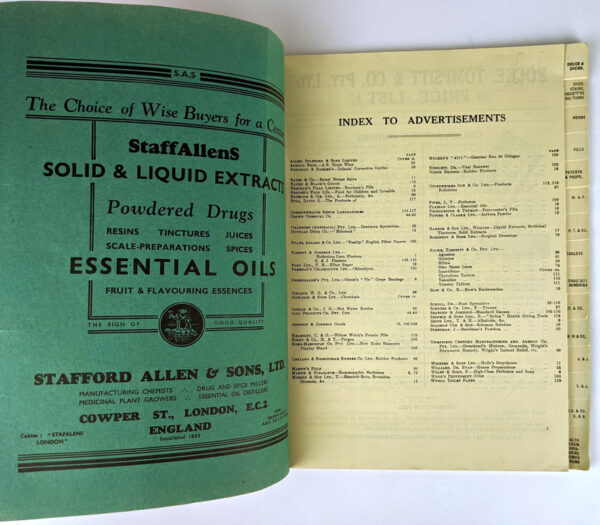 Price List of Drugs, Chemicals and Druggists' Sundries, October 1, 1938 - Image 2