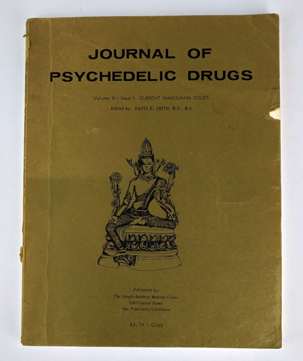 Journal of Psychedelic Drugs Volume II - Issue 1: Current Marijuana Issues