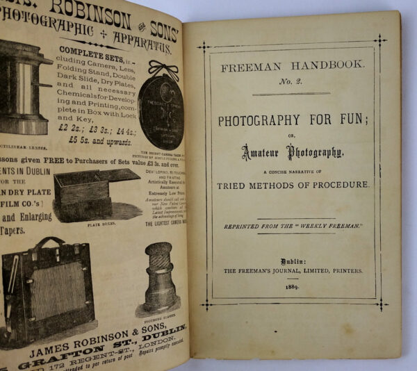 Freeman Handbook No. 2: Photography for Fun; or, Amateur Photography, A Concise Narrative of Tried Methods of Procedure - Image 2