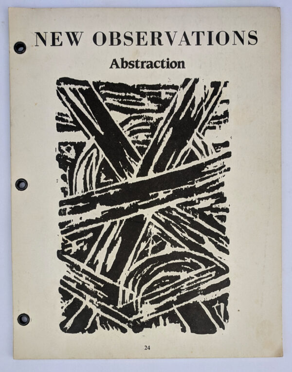 New Observations 24: Abstraction