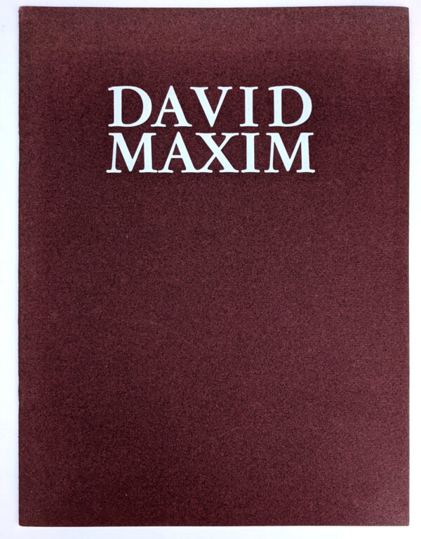 David Maxim: Paintings and Drawings