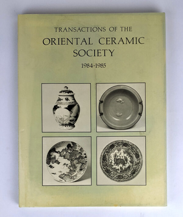 Transactions of the Oriental Ceramic Society, 1984-1985 Vol. 49