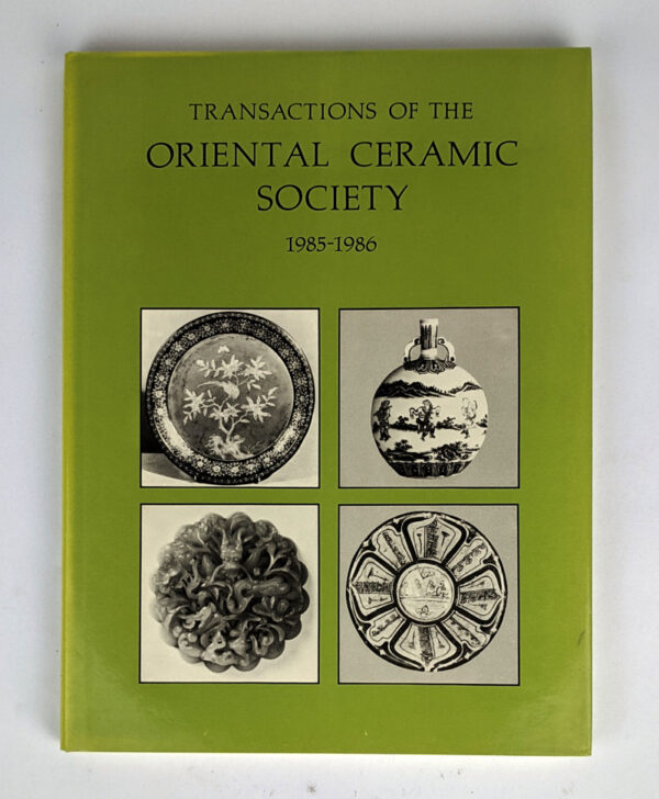 Transactions of the Oriental Ceramic Society, 1985-1986 Vol. 50