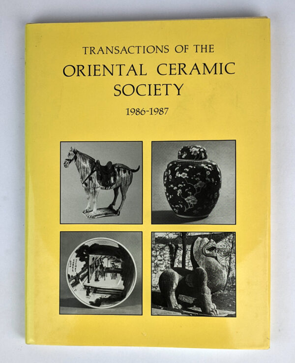 Transactions of the Oriental Ceramic Society, 1986-1987 Vol. 51