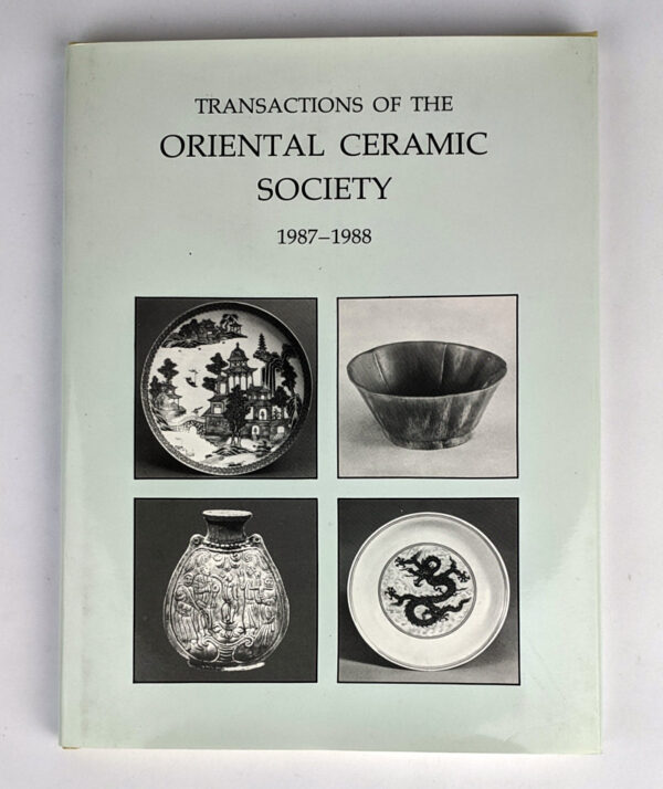 Transactions of the Oriental Ceramic Society, 1987-1988 Vol. 52