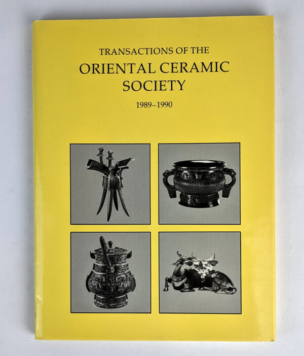Transactions of the Oriental Ceramic Society, 1989-1990 Vol. 54