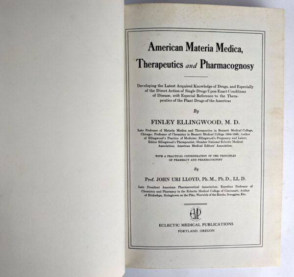 American Materia Medica Therapeutics and Pharmacognosy (Naturopathic Medical Series Vol. 2) - Image 2