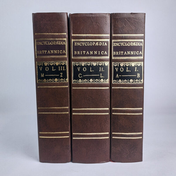Replica First Edition of the Encyclopaedia Britannica (3 Volumes + Supplement)