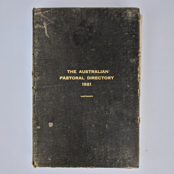 The Australian Pastoral Directory 1921