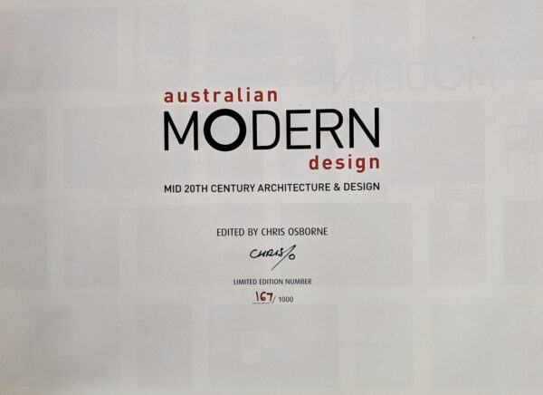 Australian Modern Design: Mid 20th Century Architecture & Design - Image 3