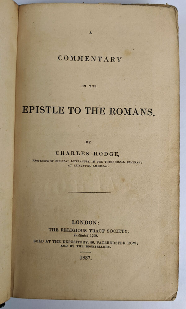 A Commentary on the Epistle to the Romans - Image 4