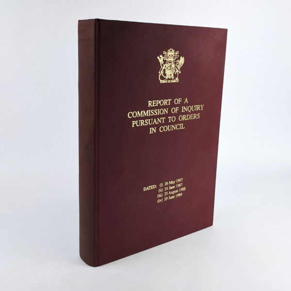 [The Fitzgerald] Report Of A Commission Of Inquiry Pursuant To Orders In Council