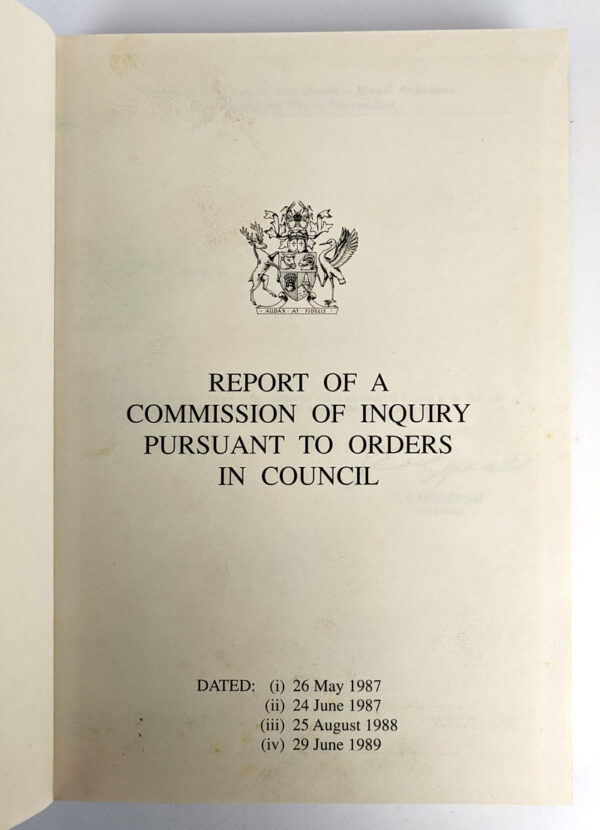 [The Fitzgerald] Report Of A Commission Of Inquiry Pursuant To Orders In Council - Image 3