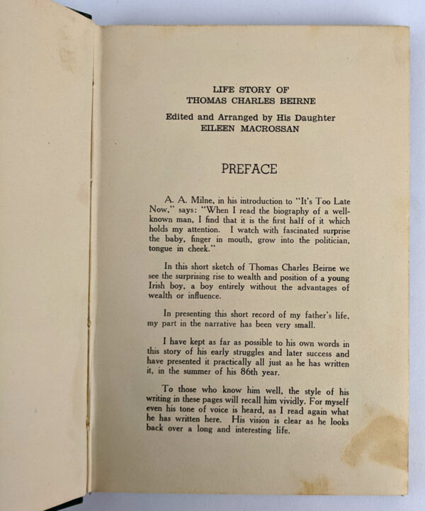 The Life Story of Thomas Charles Beirne - Image 3