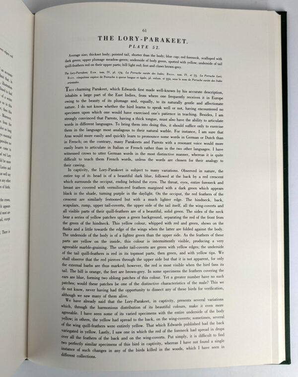 Natural History of Parrots (Histoire Naturelle des Perroquets) - Image 9