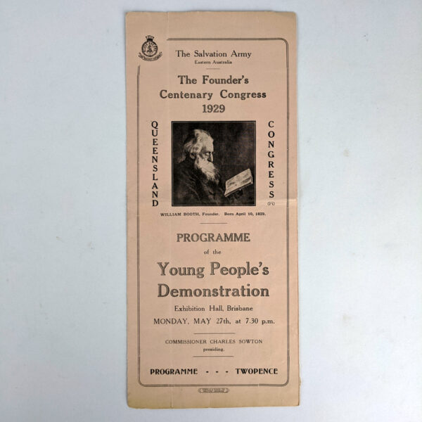 Lot of 5 Programmes / Sheet Music / Rehearsal Notes for The Salvation Army Queensland Young Peoples' Demonstrations - Image 3