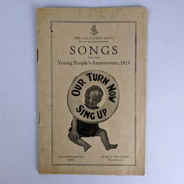 Songs for the Young People's Anniversary, 1925