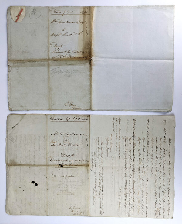 Lot of Legal Documents Concerning Lands of English Women - Image 6