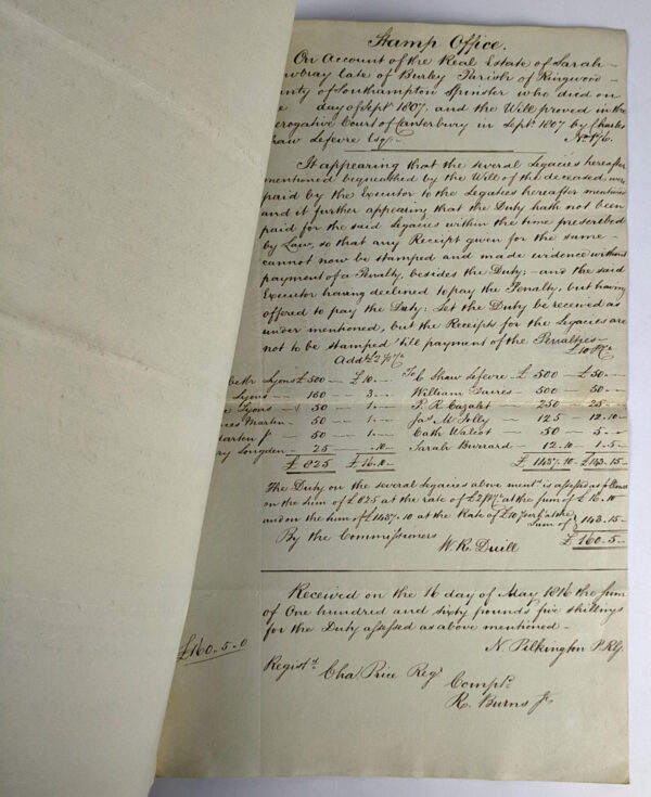 Lot of Legal Documents Concerning Lands of English Women - Image 7