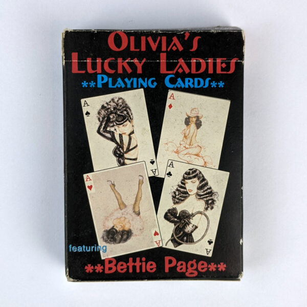 Olivia's Lucky Ladies Playing Cards featuring Bettie Page