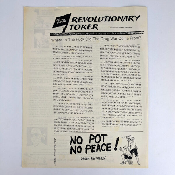 Revolutionary Toker: Voice of the Green Panthers!