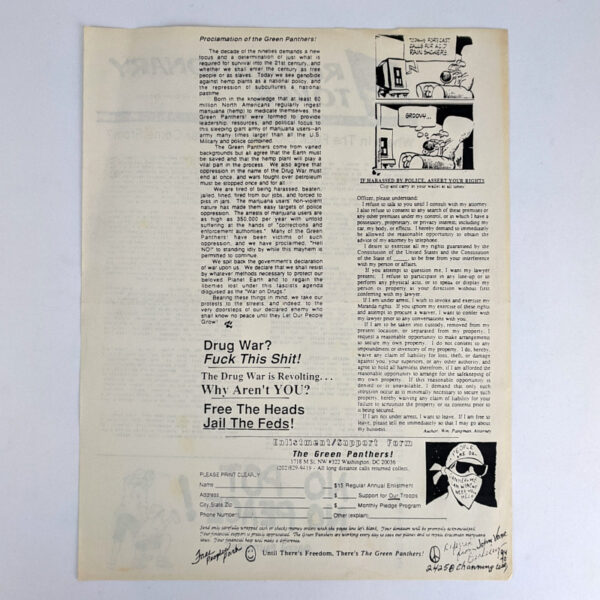 Revolutionary Toker: Voice of the Green Panthers! - Image 2