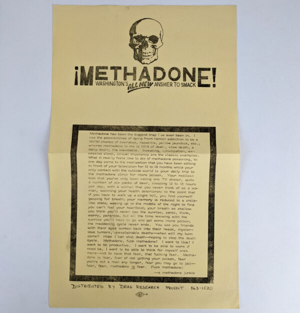 Methadone! Washington's All New Answer To Smack