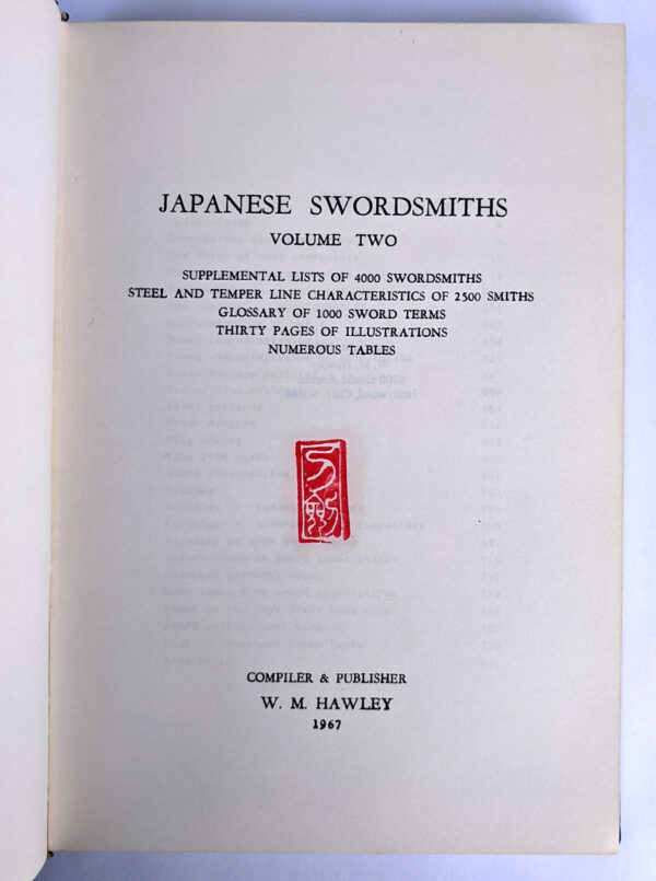 Japanese Swordsmiths (2 Volumes) - Image 5
