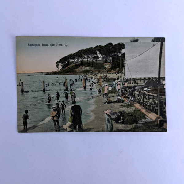 Retrac Series Postcard 14: Sandgate from the Pier. Q.