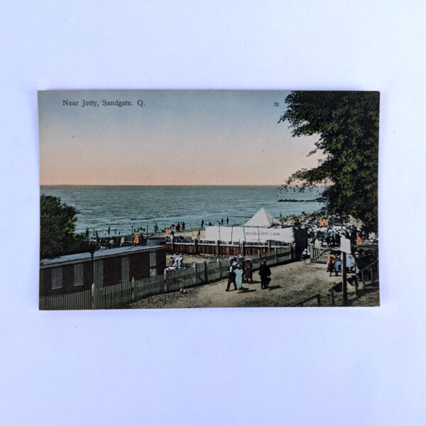 Retrac Series Postcard 21: Near Jetty, Sandgate. Q.
