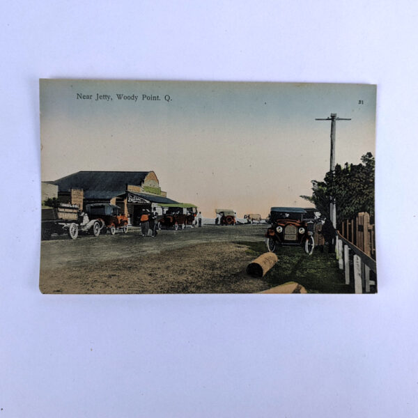 Retrac Series Postcard 31: Near Jetty, Woody Point. Q.