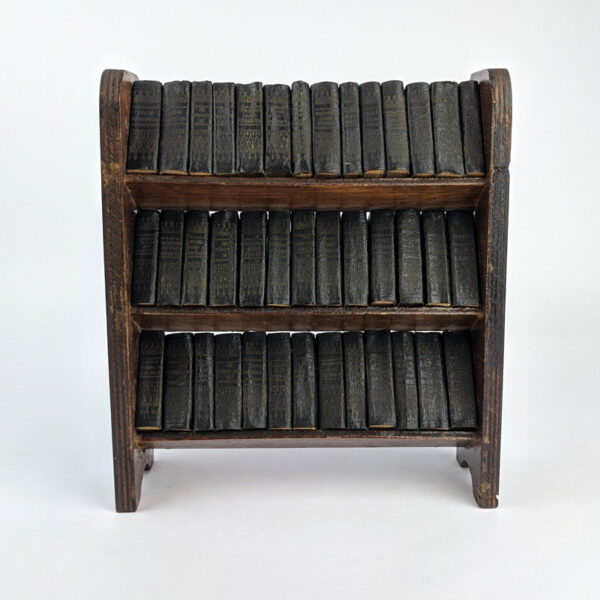 Complete Works of William Shakespeare in Miniature with Wooden Shelf (40 Volumes)