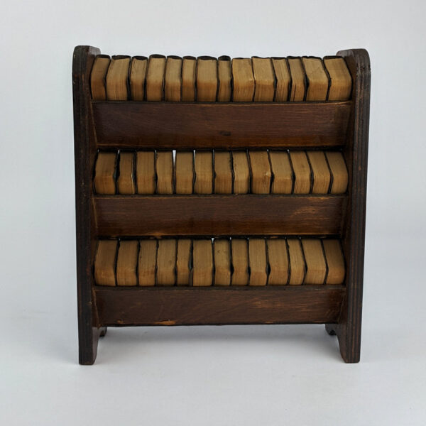 Complete Works of William Shakespeare in Miniature with Wooden Shelf (40 Volumes) - Image 4