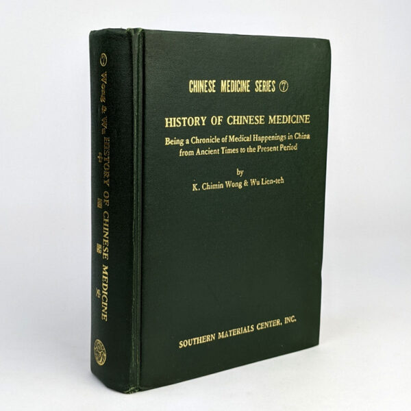 History of Chinese Medicine: Being a Chronicle of Medical Happenings in China from Ancient Times to the Present Period