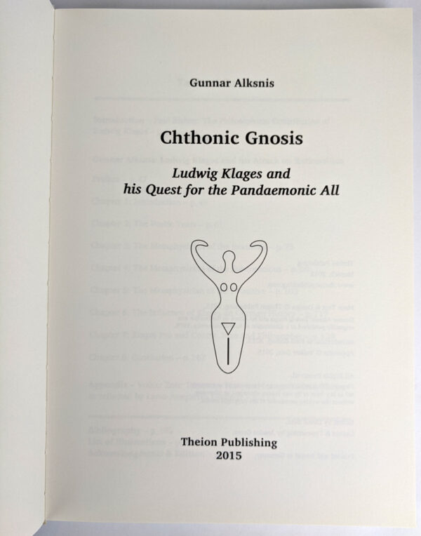 Chthonic Gnosis: Ludwig Klages and his Quest for the Pandemonic All - Image 2
