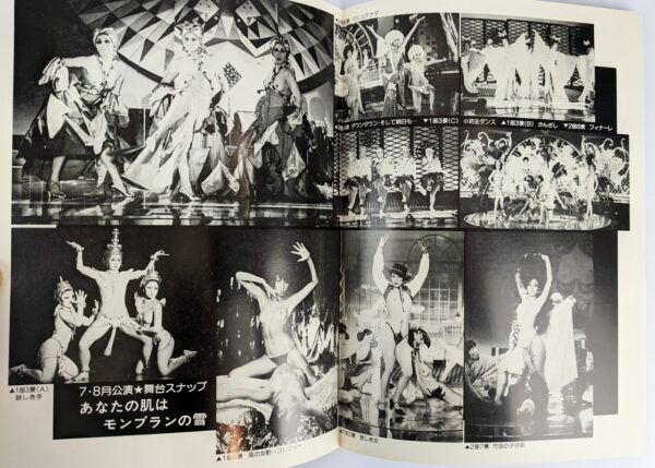 1970s Nichigeki Music Hall Program: [Your Skin is Mont Blanc Snow] - Image 2