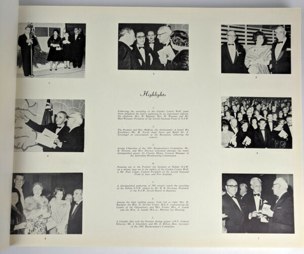 Adullam Souvenir Album Commemorating The Establishment of Nahlat New South Wales in Adullam, Israel - Image 2