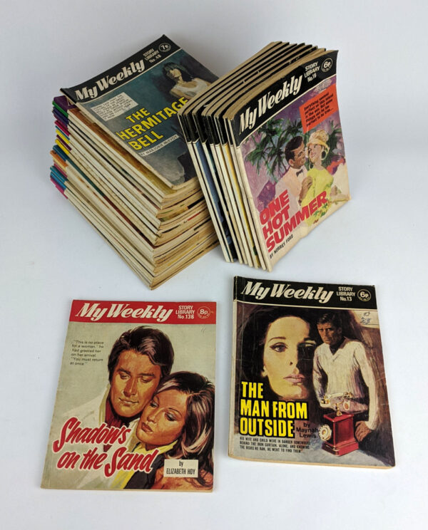 Lot of 34 Romance Pulps (My Weekly Story Library)