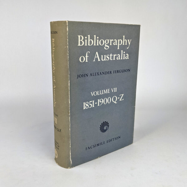 Bibliography of Australia, 1784-1900 (7 Volumes) - Image 2