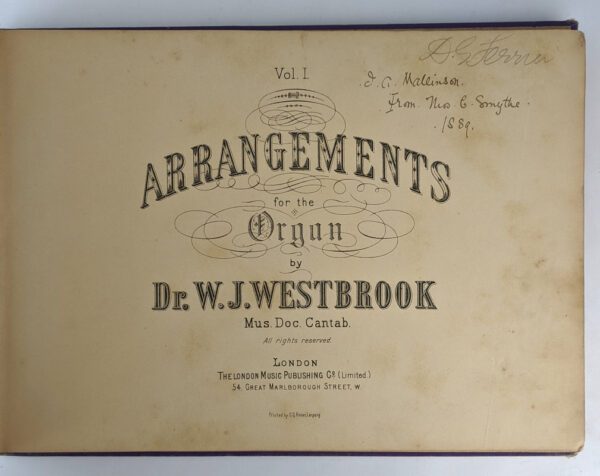 Arrangements for the Organ (2 Volumes) - Image 2