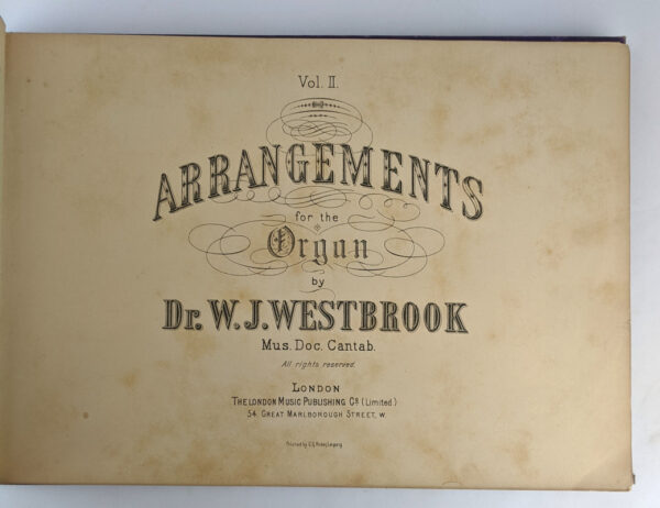 Arrangements for the Organ (2 Volumes) - Image 4