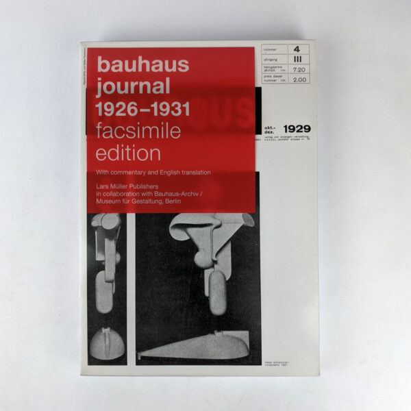 Bauhaus Journal, 1926-1931 Facsimile Edition