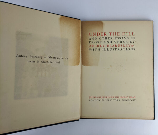 Under The Hill and Other Essays in Prose and Verse - Image 4